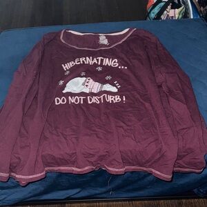 Hibernating Graphic Long Sleeve Top****FINAL MARKDOWN****
